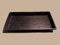 Special – 10" x 20" Black Tray - no holes in bottom